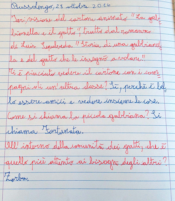 Storia di una gabbianella e del gatto che le insegnò a volare – libriamoci